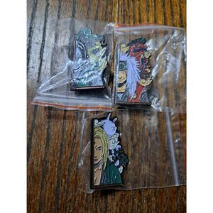 New Lot 3 Naruto Backpack Cap Shirt Hat Pins Anime NWT